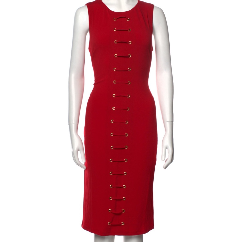 Carmen Marc Valvo sheath dress